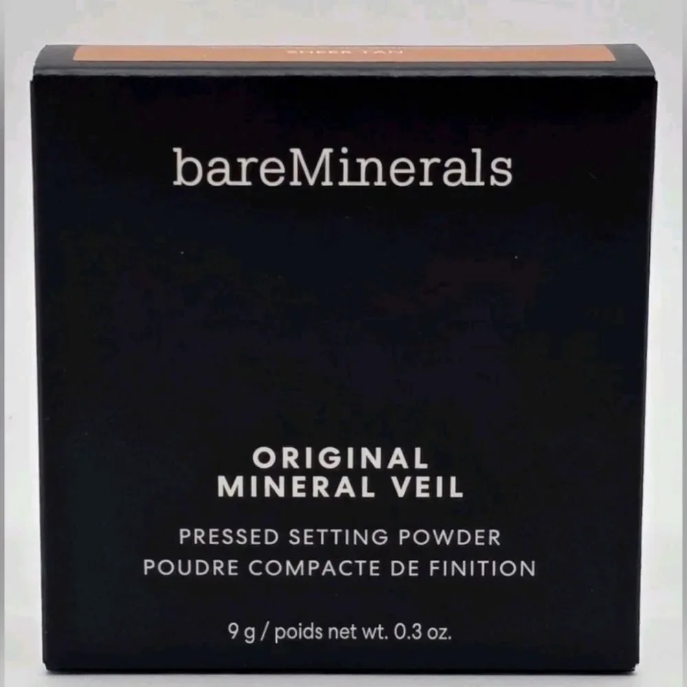 bareMinerals Original Mineral Veil Pressed Setting Powder Sheer Tan New in Box